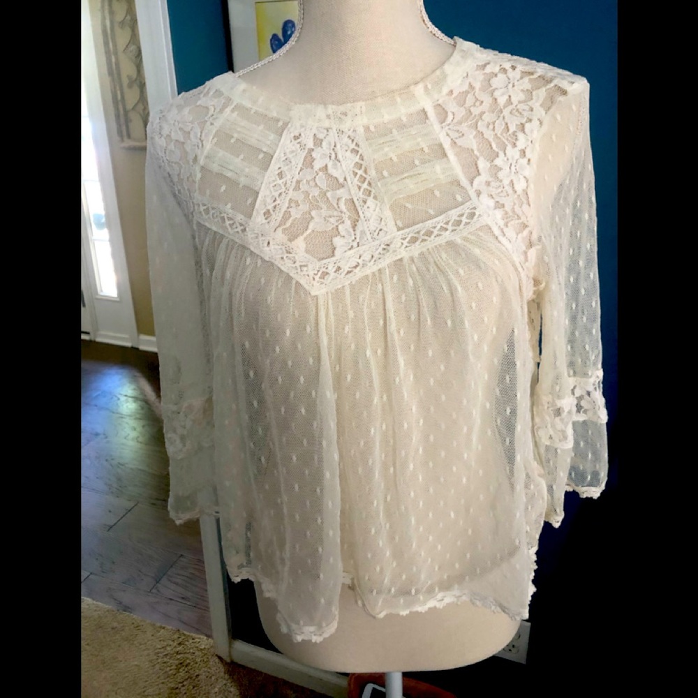 Free people lace top